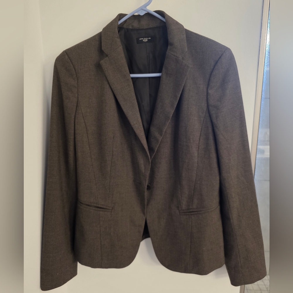 Ann Taylor Brown Women's Blazer
